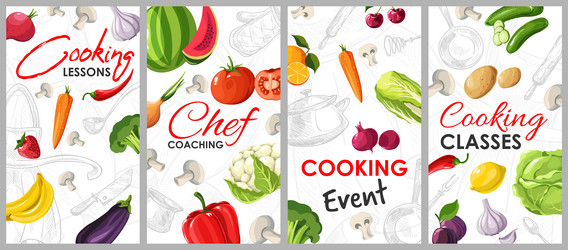 cooking class vector image