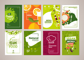 brochure and annual report templates vector image