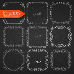 set of graphic elements for design vector image