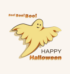 halloween ghost phantom icon vector image