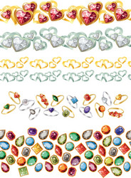 jewelry gems vector image