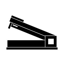 black stapler icon symbol vector image