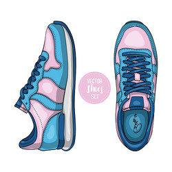 fashion sketch womens shoes vector image