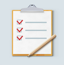 check list vector image