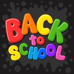 back to school vector image