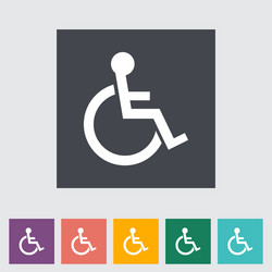 disabled vector image