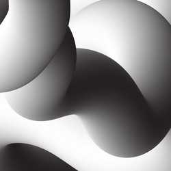 black and white wavy gradient background vector image