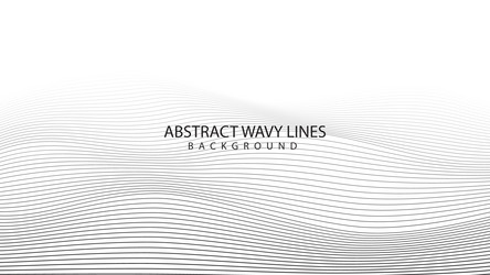 Abstract motion wave gradient line background vector