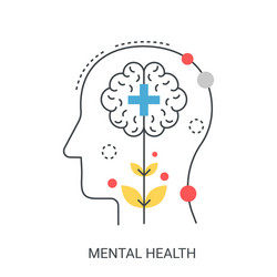 mental health concept vector image