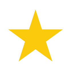 gold star vector image