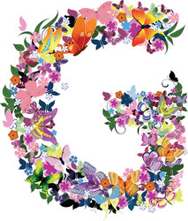 floral pattern vector image