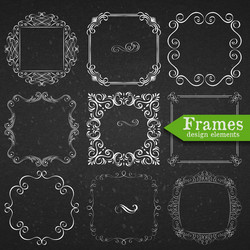 set of graphic elements for design vector image