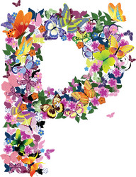 floral pattern vector image