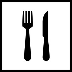 dining icon vector