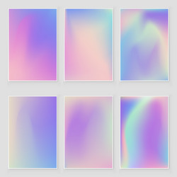 bright colors gradient abstract soft background vector image