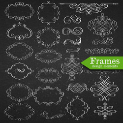 set of graphic elements for design vector image