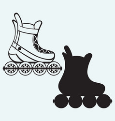 roller skate vector image