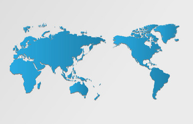 world map and compass vector image