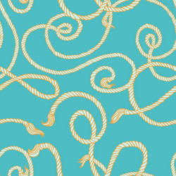 seamless pattern with ropes vector