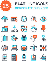 corporate business vector image