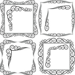 frames and corners vector image