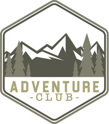 Adventure badges logo design vector