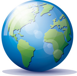 globe vector image