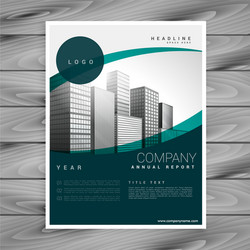 business flyer poster design leaflet template vector image