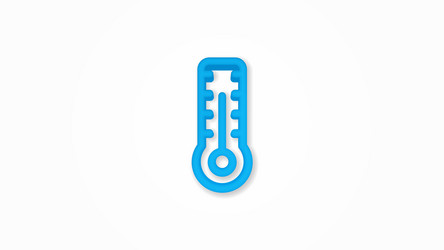 thermometer weather or medicine equipment vector image