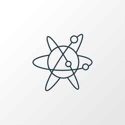 Astrophysics icon line symbol premium quality vector