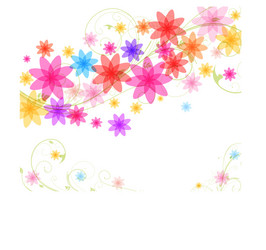 abstract spring vector image