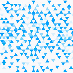 abstract triangle blue background vector image