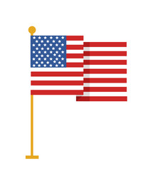 American flag vector