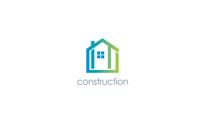 home construction logo vector image