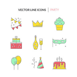 party and celebration vector image