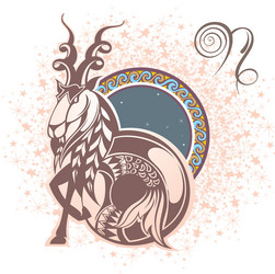 capricorn vector image