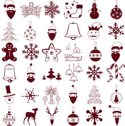 happy new year holiday pattern vector image