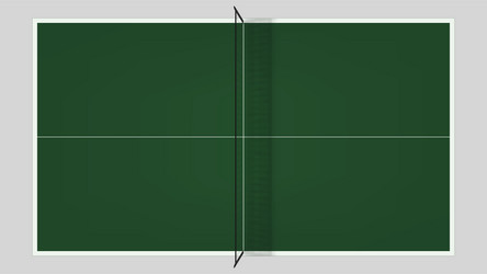 table tennis top view vector image