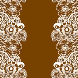 Mehndi vertical background vector