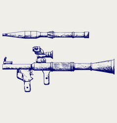 rpg 7 vector image