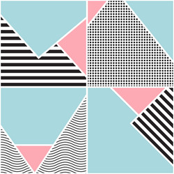 abstract geometric seamless pattern vector image