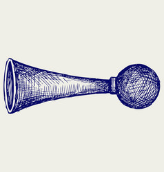 bicycle air horn vector image