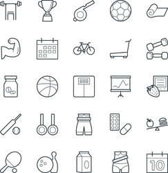 fitness cool icons 2 vector image