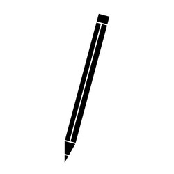 Pencil icon in trendy flat style vector