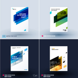 abstract design of business template vector image