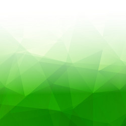 abstract triangle geometrical green background vector image