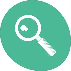 search discovery loupe icon color vector image