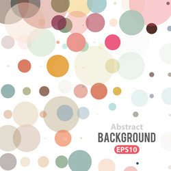 Abstract retro background with circles vector