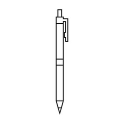 pen line icon vector image