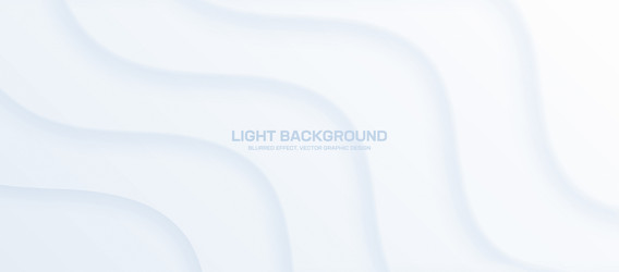 minimalistic bright white dynamic wavy curves vector